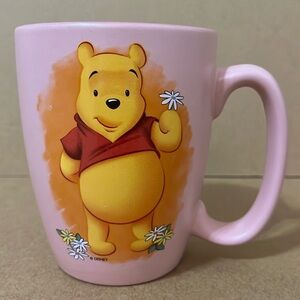 The Disney Store Vintage Winnie the Pooh Mug  Pink